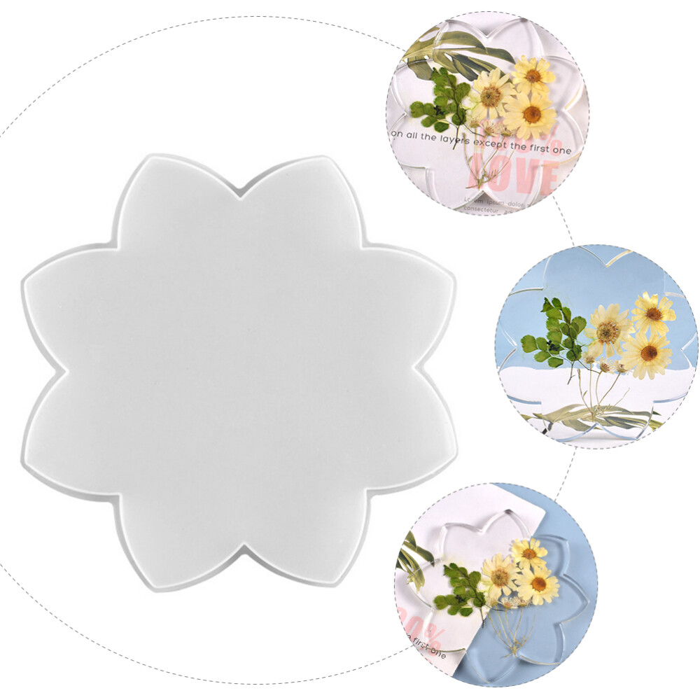 1PC Coaster Casting Molds Silicone Coaster Molds Coasters Silicone