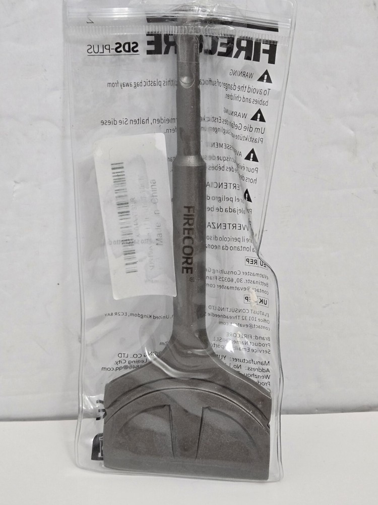 FIRECORE SDS-PLUS Chisel 3" x 7.5" Tile Removal Chisel Bits for SDS-Plus Rotary