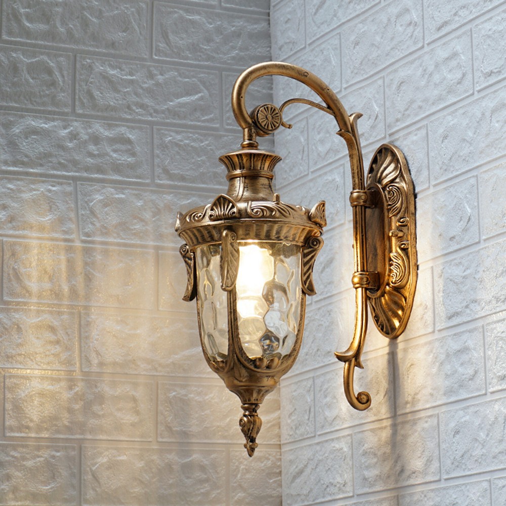 Retro Outdoor Wall Lantern Sconce - Waterproof Wall Light Fixture