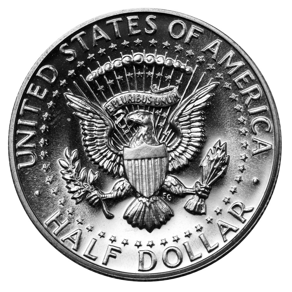 1966 Kennedy half dollar Gem 40% Silver SMS