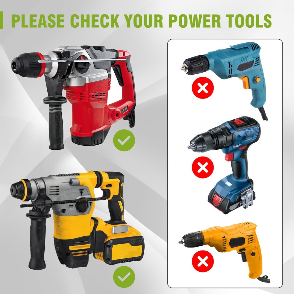 Werhoo SDS Max T-Post Driver and Hammer Drill Capability - The Ultimate Solut...