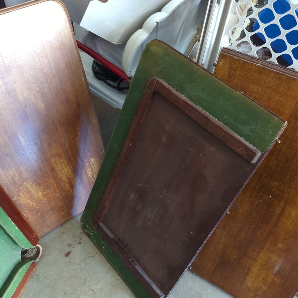 Antique J & E ascott Slate Bed Snooker Pool Table/Dining Table