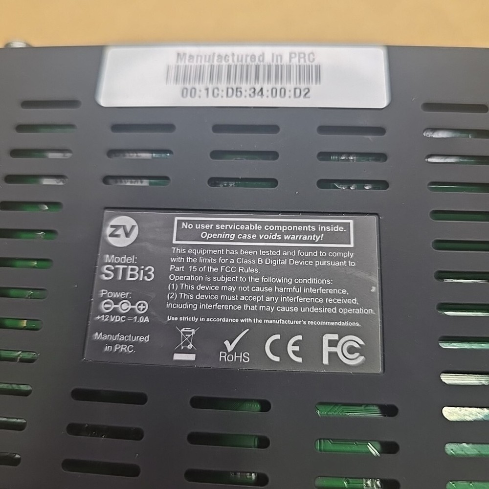 ZeeVee STBI3 IP & Broadcast Streaming Content Decoder Used