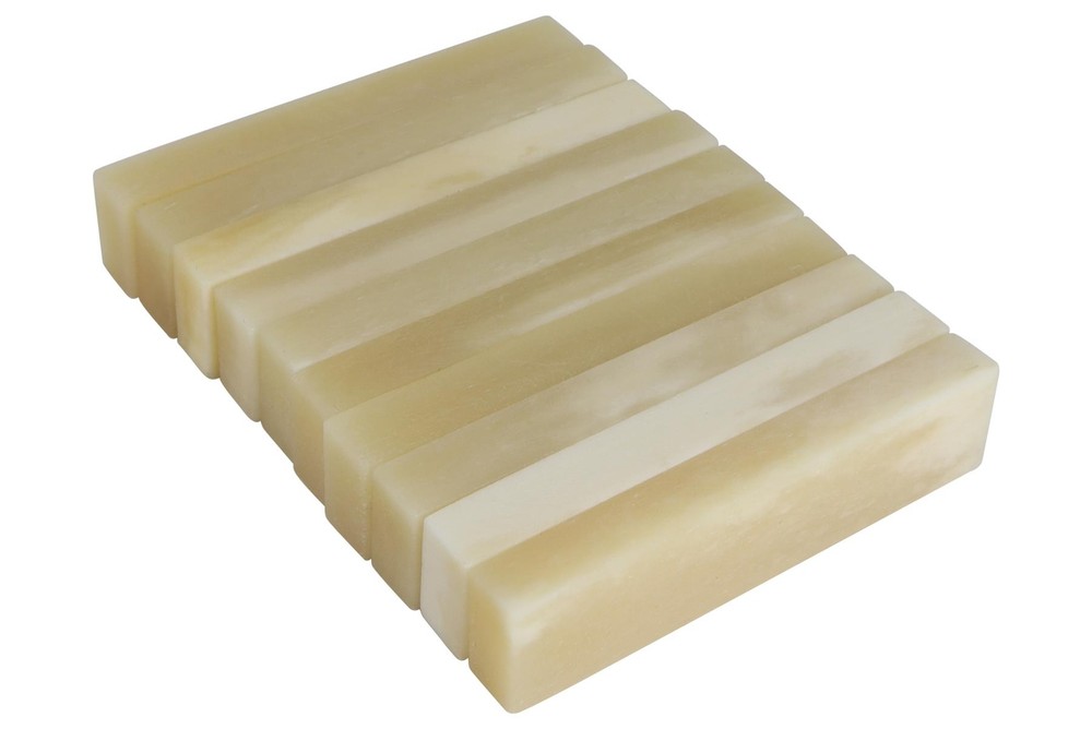 Bone Nut Blanks  Unbleached - 2.22" x .47" x .25" - 10 pack