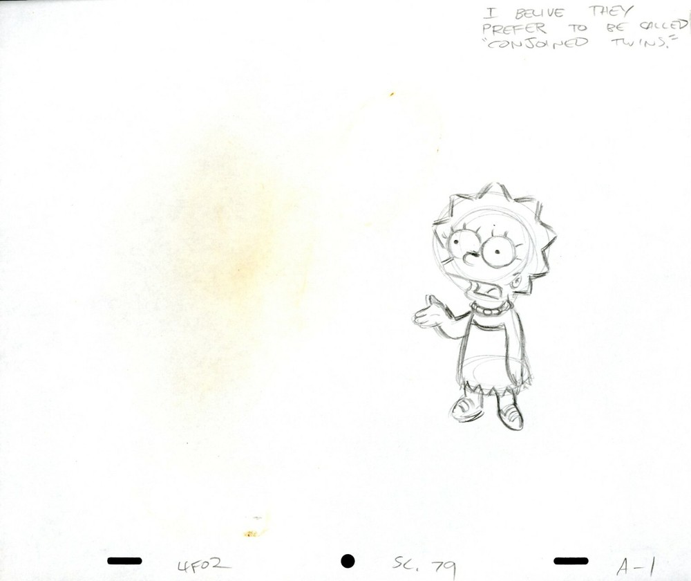 THE SIMPSONS ANIMATION DRAWING SIMP-8