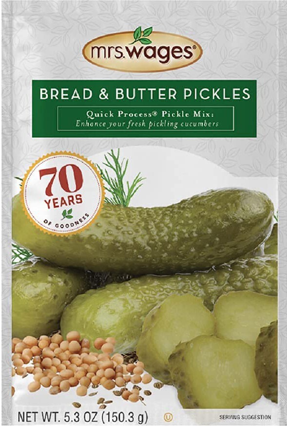 Mrs. Wages Quick Process Bread & Butter Pickles Mix