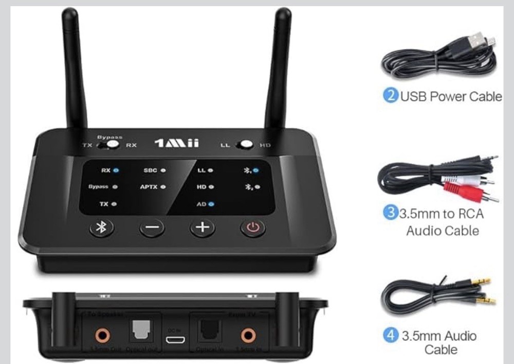 1Mii B03 230ft. Bluetooth 4.2 Transmitter Sealed Box