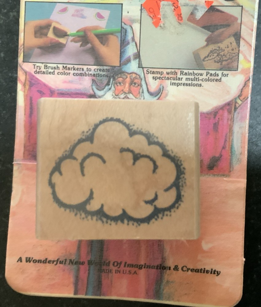 Cloud Rubber Stamp Hampton Art Stamps