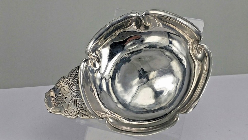 1936 Silver Tastevin wine taster signed by Robert Edgar stone R E Stone