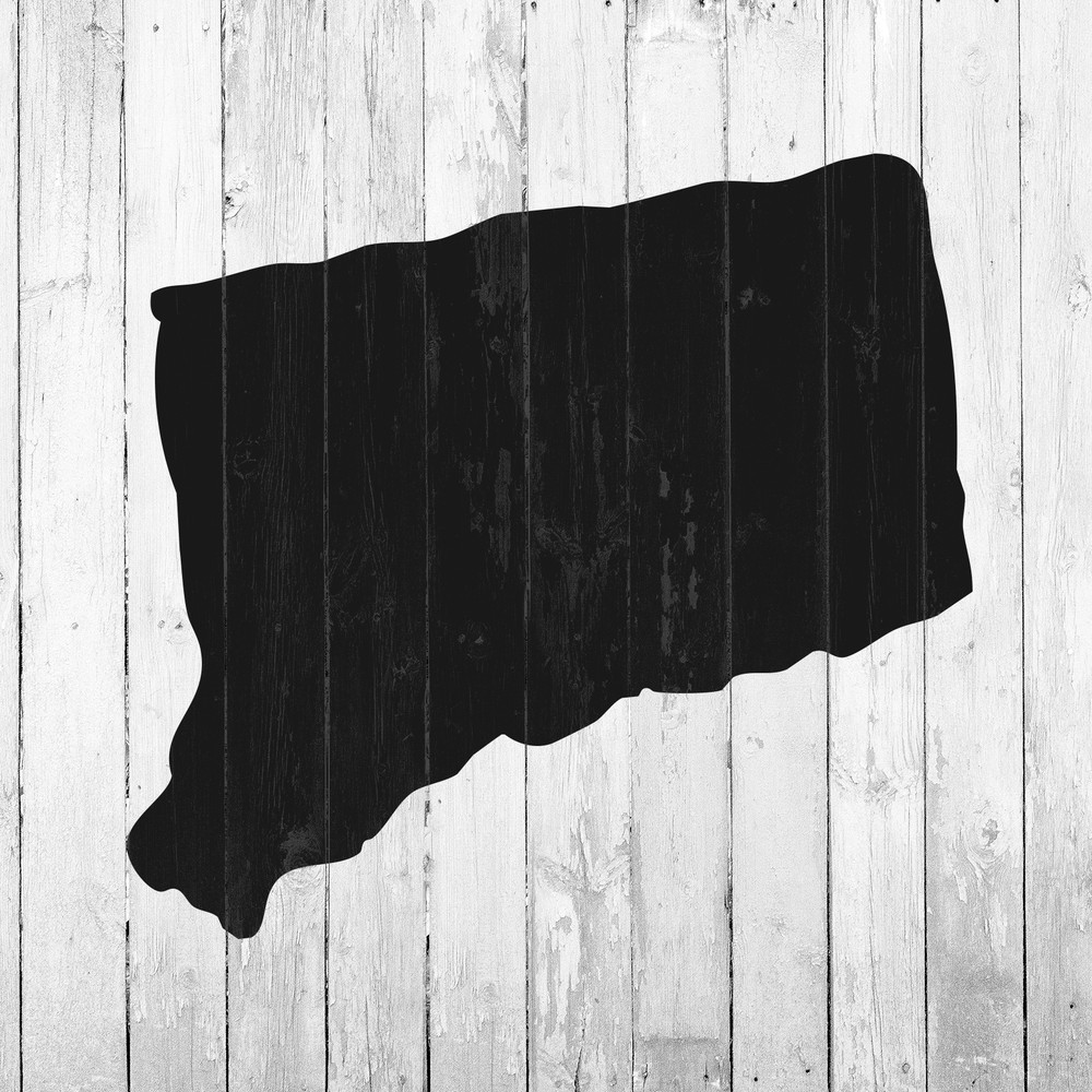 Connecticut State Stencil - Durable & Reusable Mylar Stencils