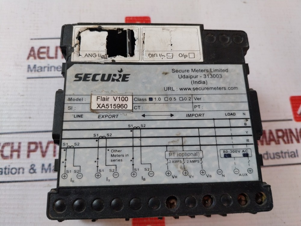 Secure Flair V100 Volt Meter 80-300V AC