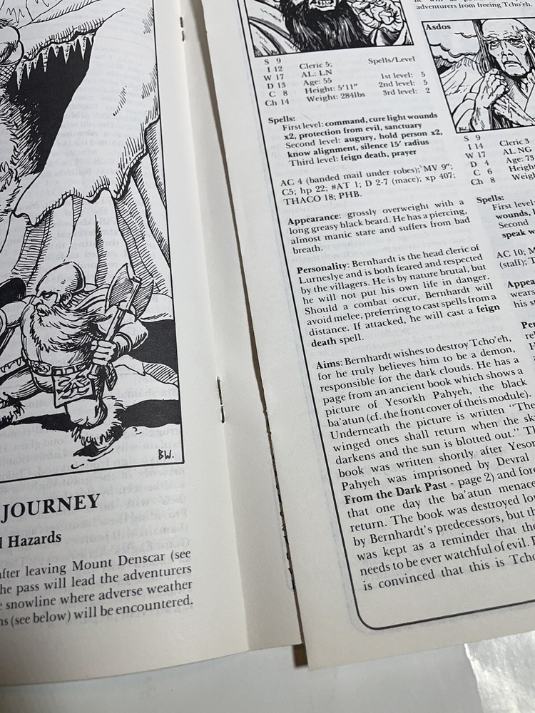 Dark Clouds Gather Advanced Dungeons And Dragons Module UK7 9151 1985 TSR
