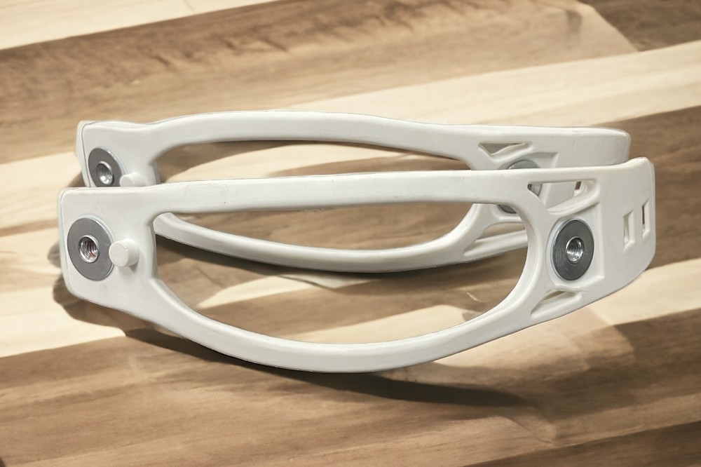 ​ALTITUDE "RIDER" BINDING ANKLE & TOE STRAP REPLACEMENTS (WHITE) S/M 6-8.5