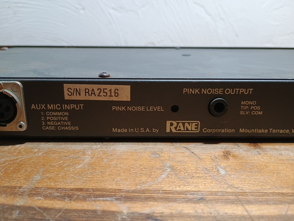Rane RA 27 Realtime Spectrum Analyzer