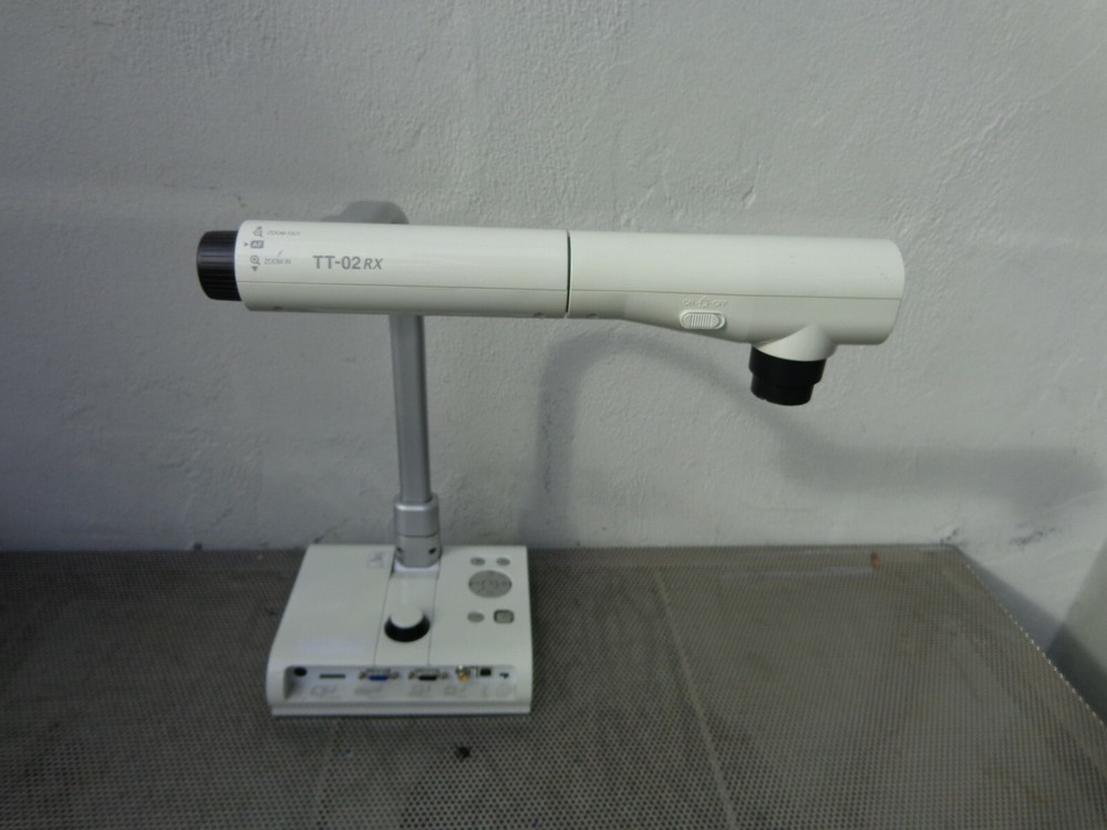 Elmo TT-02RX Document Camera Visual Presenter 12V 1.1A No Remote No AC Cord