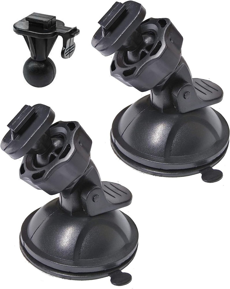 Adjustable Suction Cup Mount for Leading Dash Cameras - 2 Pack Included