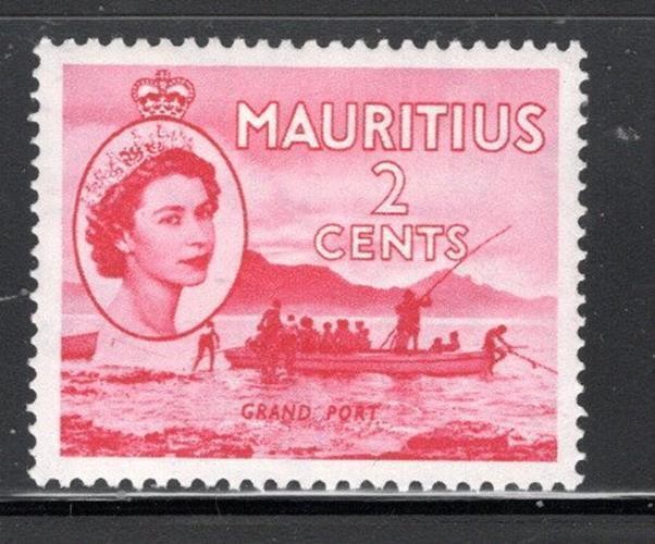 BRITISH MAURITIUS STAMPS MINT HINGED 131BC