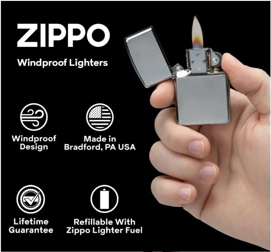 Zippo Lighter-Dungeon Skull Iron Stone Windproof Lighter #Z5480