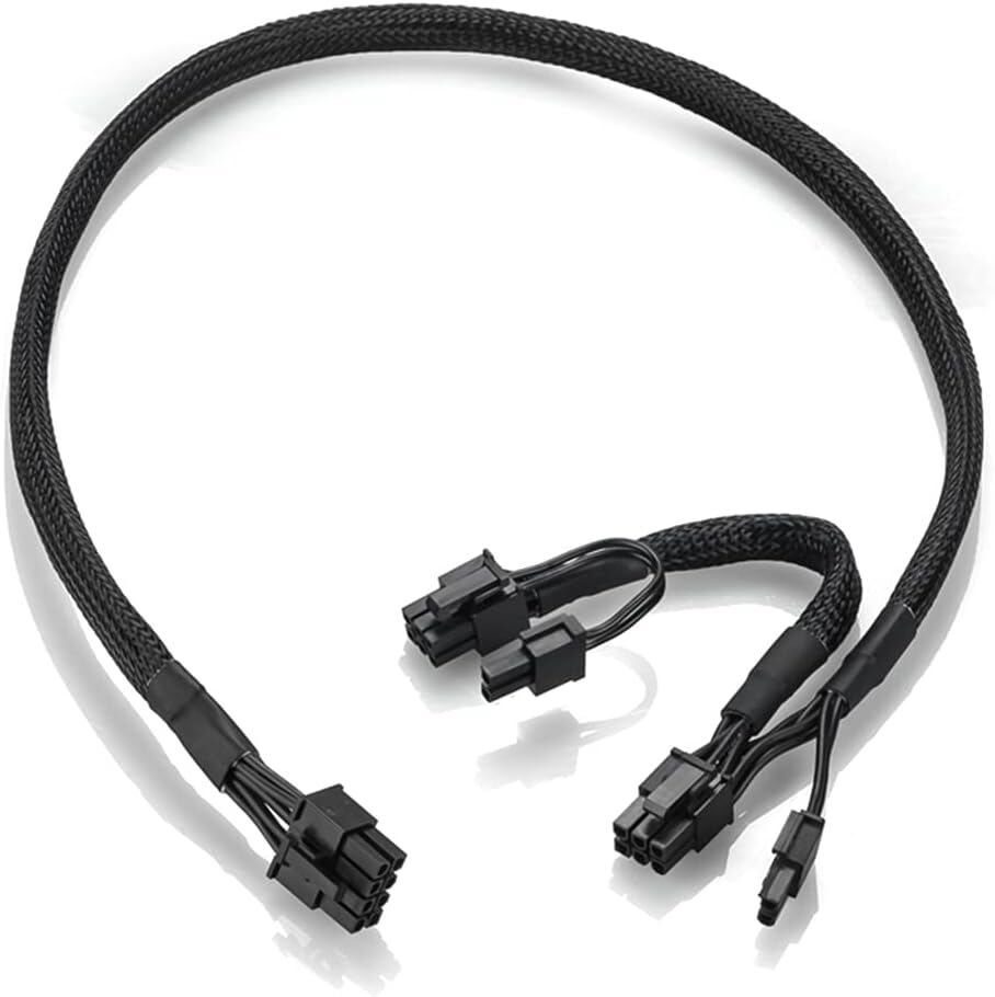 PSU 8Pin PCIe GPU Power Adapter Cable For Cooler Master MWE 750 Gold