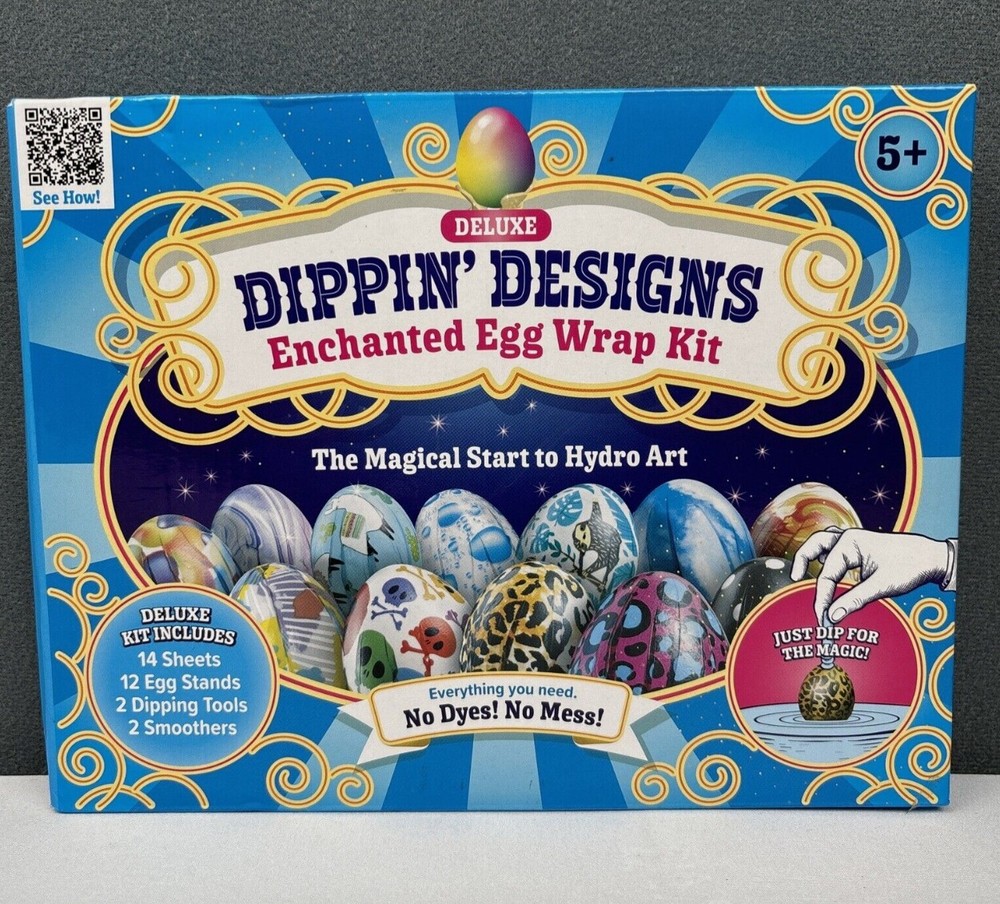 Dippin' Designs Enchanted Egg Wrap Kit Easter Egg Decorating Kit