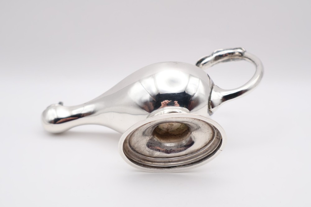 Antique Sterling Silver Lamp Shaped Table Lighter Hallmarked Birmingham 1912