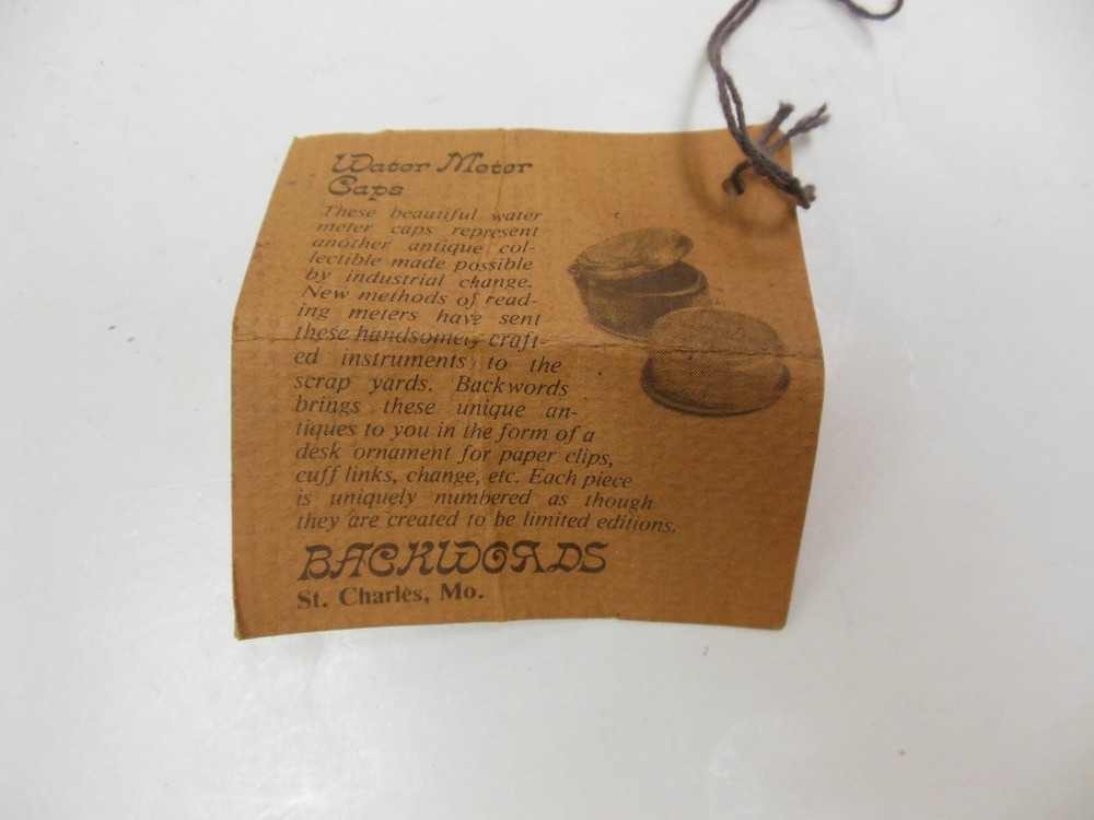 Neptune Meter Co. Water Meter Cap Desk Ornament