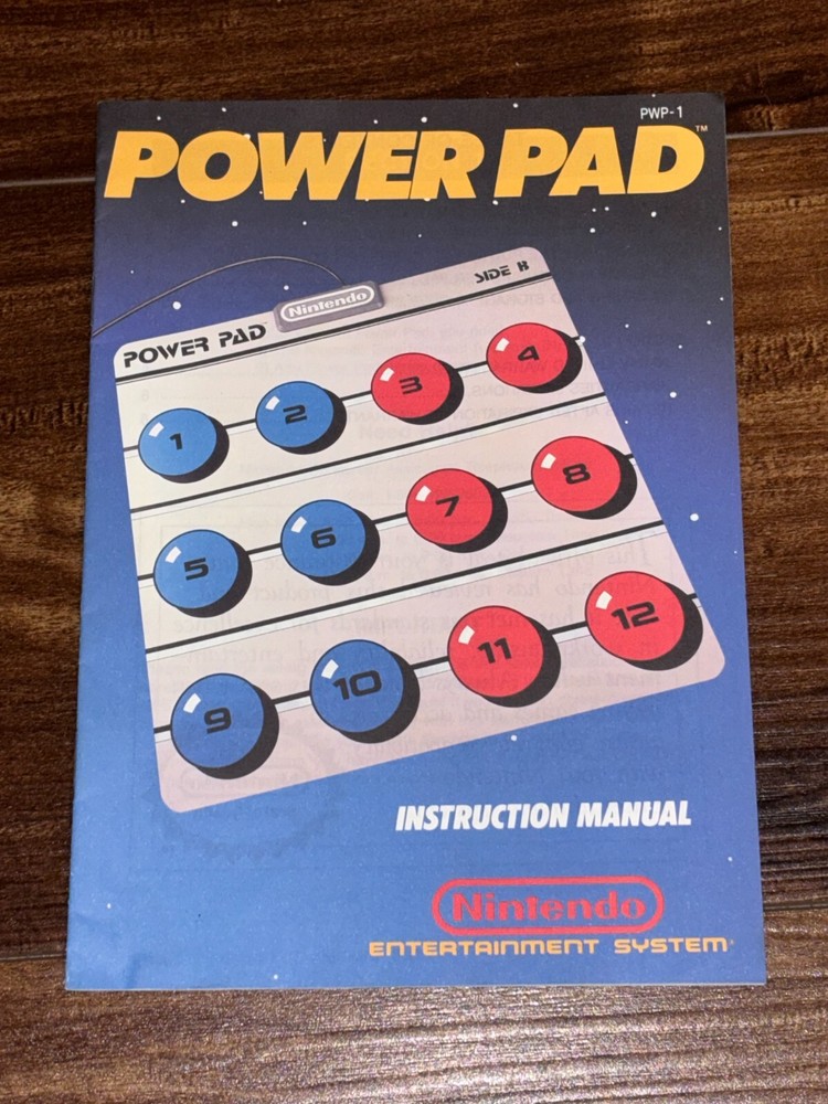 Power Pad Controller Nintendo NES Instruction Manual Only