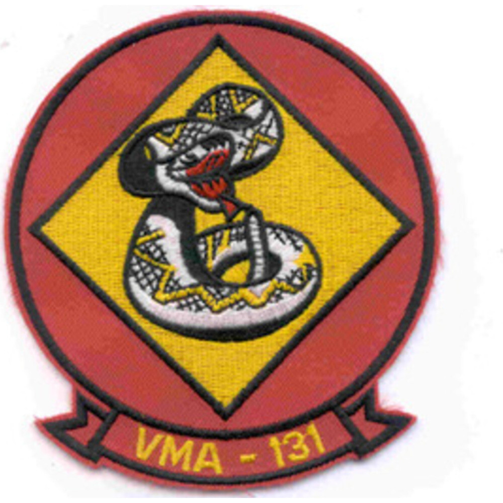 VMA-131 Scout Bombing Squadron Patch Diamondbacks