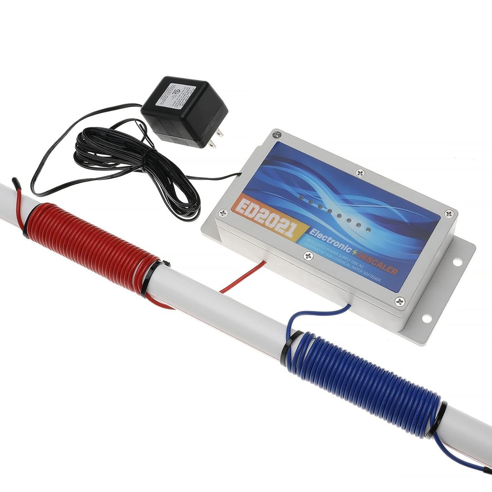 Electronic Water Descaler System, Reduces Limescale, Rust, and Minerals ED2021