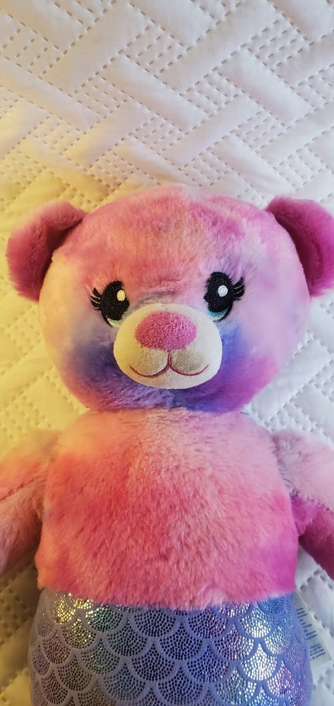 MER-BEAR BUILD A BEAR WORKSHOP plush BAB Pink And Purple