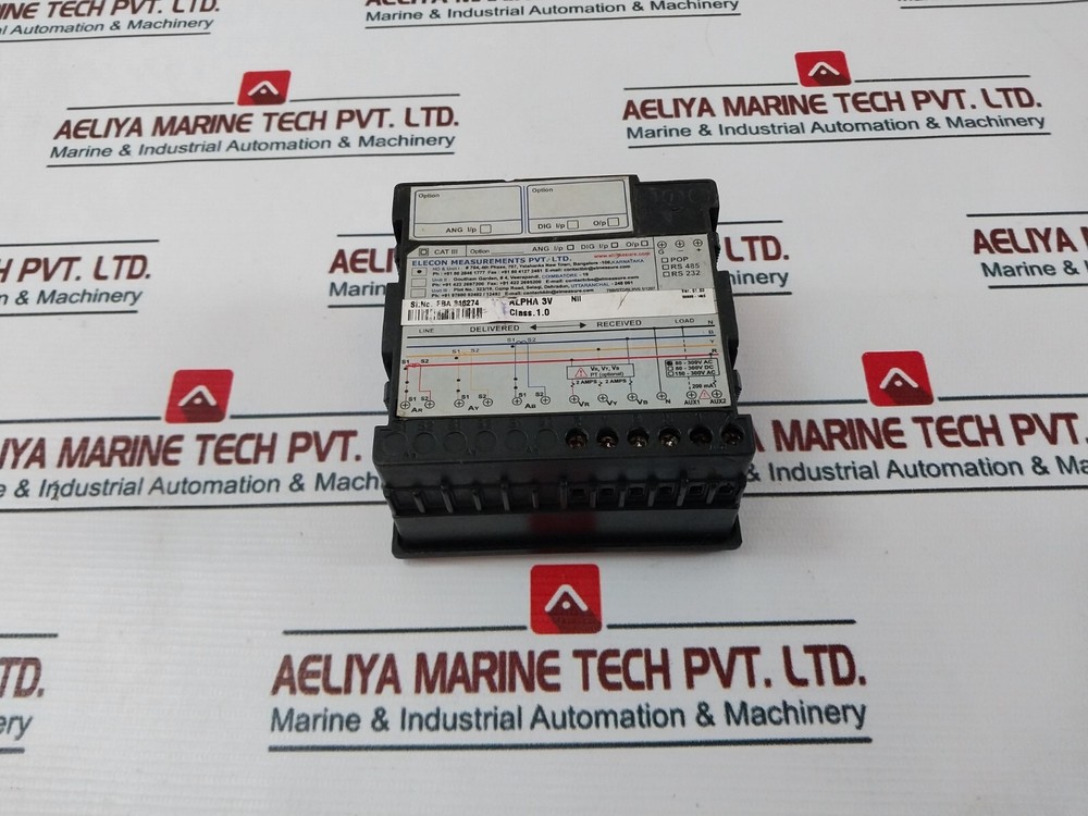 Elmeasure Alpha 3V 3-Phase Voltmeter