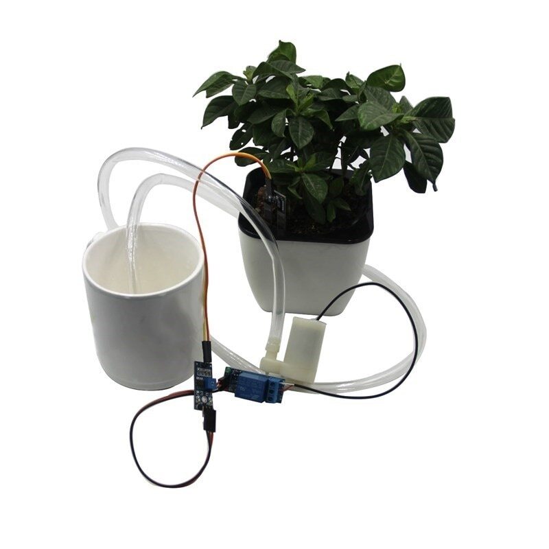 Automatic Irrigation Module DIY Kit Soil Moisture Detection Water Pumping