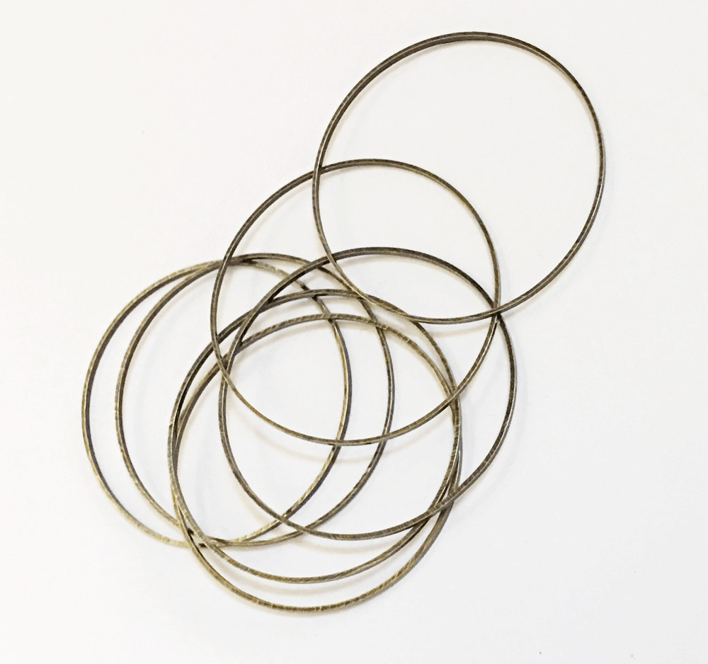 Bulk 100 antique brass round connector rings 30mm, brass linking ring