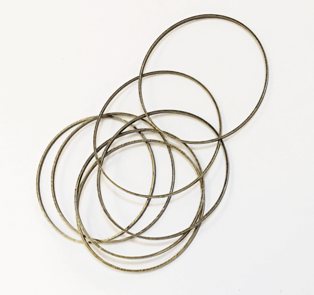Bulk 100 antique brass round connector rings 30mm, brass linking ring