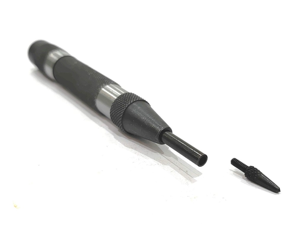 Automatic Center Punch With Replaceable Hardened Steel Tip medium Duty