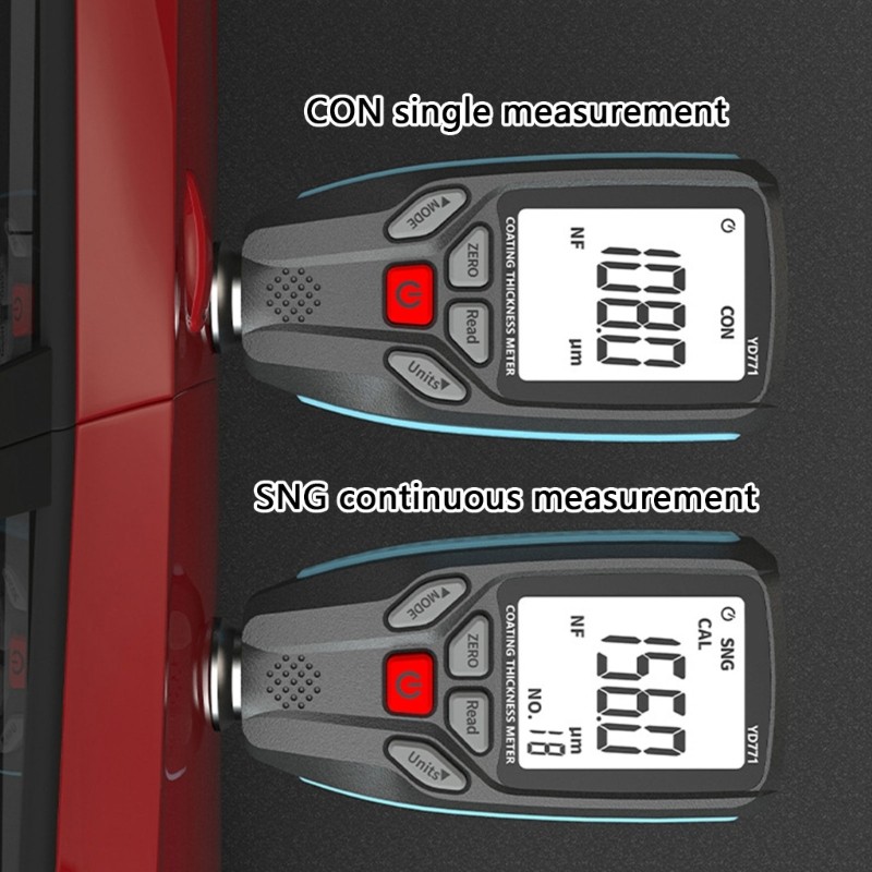 strong ABS Coating Thickness Detectors LCD Display for Precise Layer