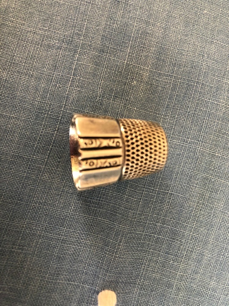 Antique Sterling Thimble