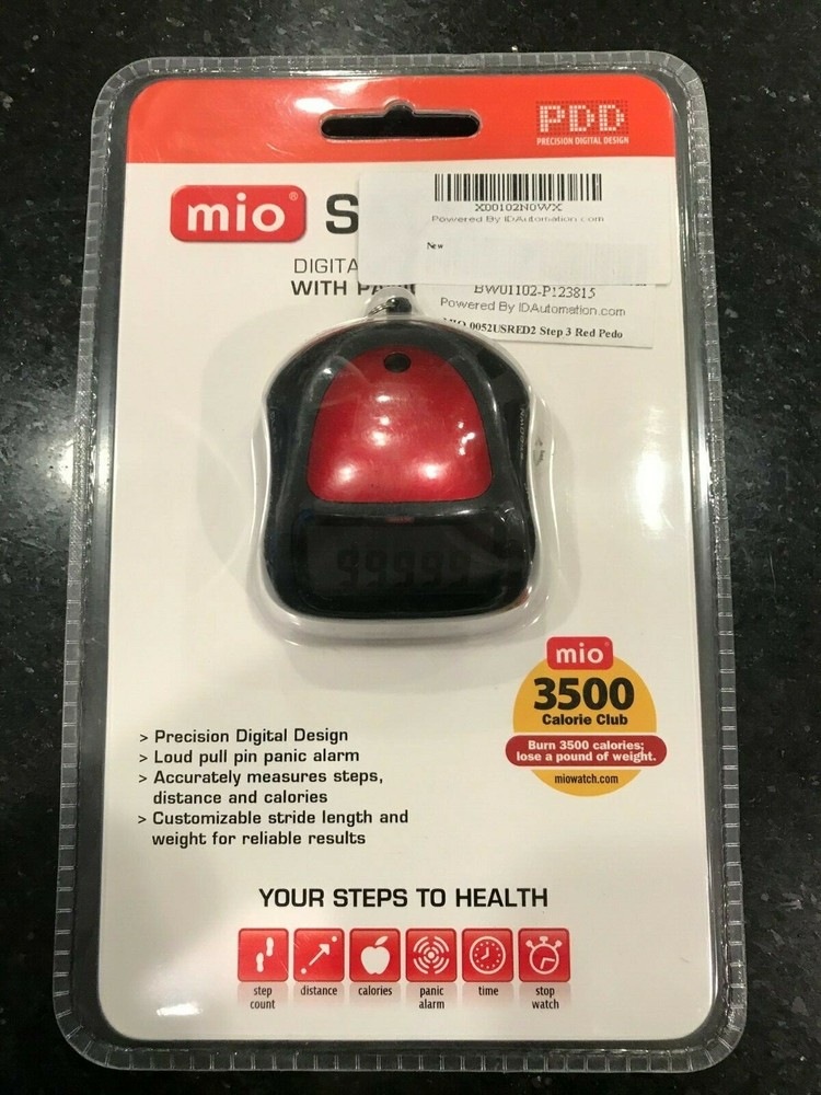 Mio Step 1 Pedometer Color - Red