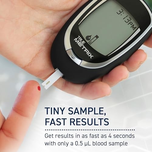 True Metrix Blood Glucose Test Strips 100