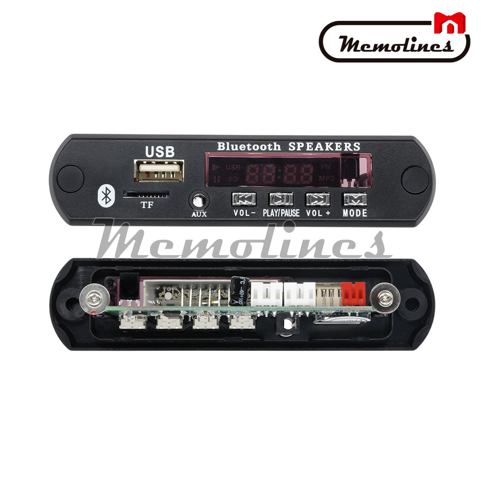12V Bluetooth 4.1 MP3 Decoder Board USB TF Reader+Remote SD FM Radio for Car