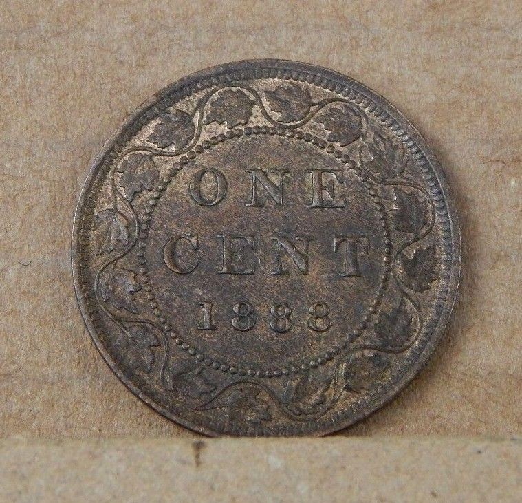 1888 Canada Large Cent Coin