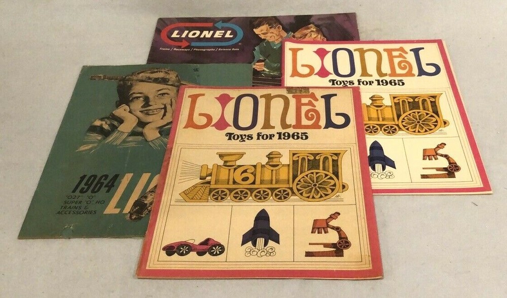 Lionel 1964, Two Different 1965 and 1966 Consumer Catalogs