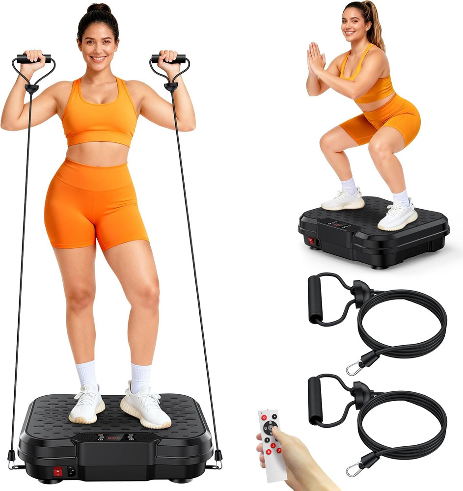 Vibration Plate Exercise Machine, Vibrating Platform for Lymphatic Drainage Weig