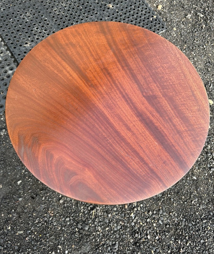 Vintage AUSTRIAN 1950s Mid Century Solid Mahogany Table - Aubock Era