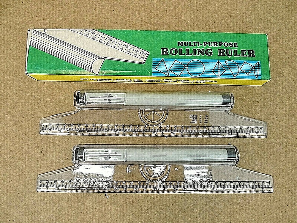 MULTI PURPOSE ROLLING RULER, TWO