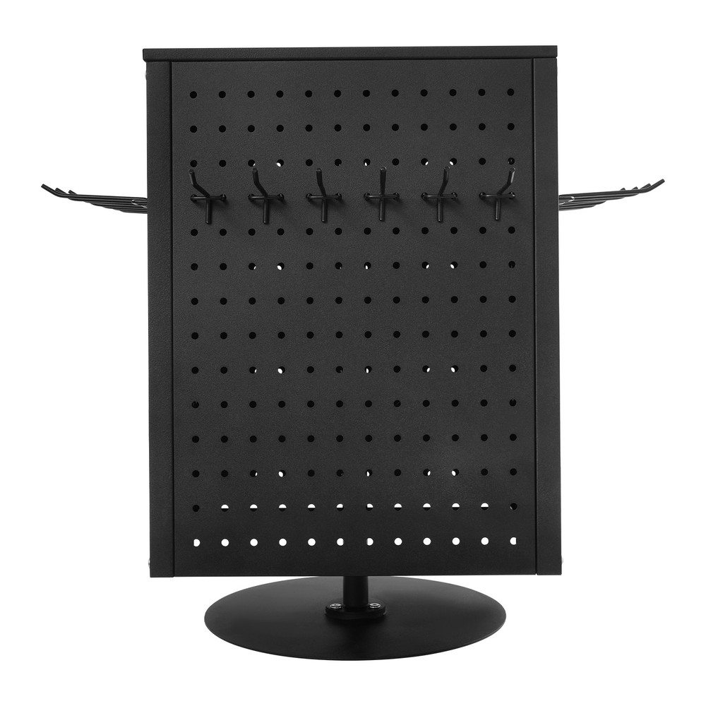 Pegboard Rotating Display Stand 4 Sided Spinning Peg Board Display Peg Board