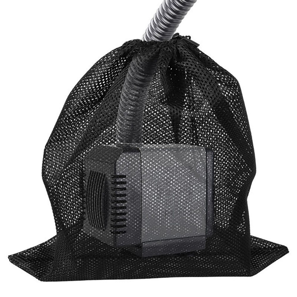Pond Biofilters Water Pump Filter Mesh Bag Drawstring Pump Barrier Mesh Net