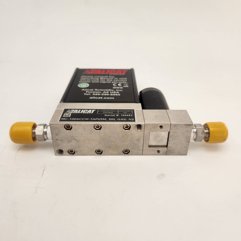 ALICAT MC-100SCCM-TAPI/5M, 5IN, Gas: N2 Mass Flow Controller | Untested