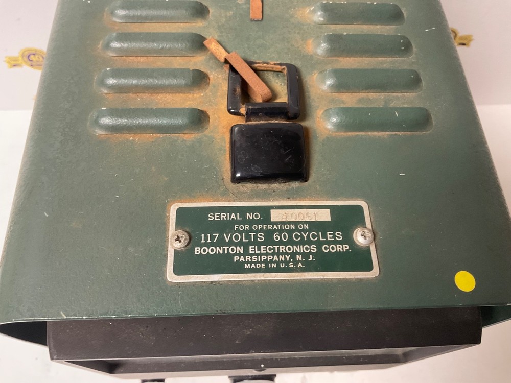 Boonton Electronics model 91H Sensitive RF Voltmeter 50 OHM Adapter connectors
