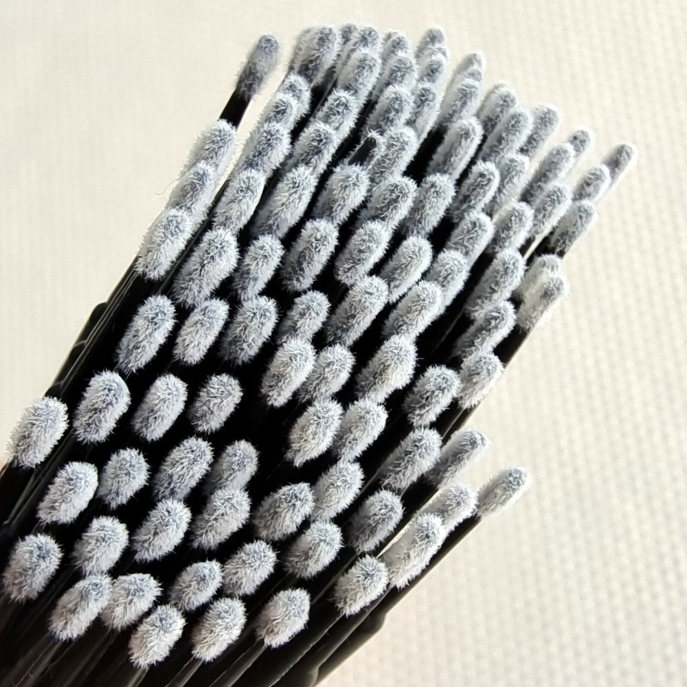 Dental Disposable Makeup Micro Applicator Brush Eyelash Brushes Tips Lot Black
